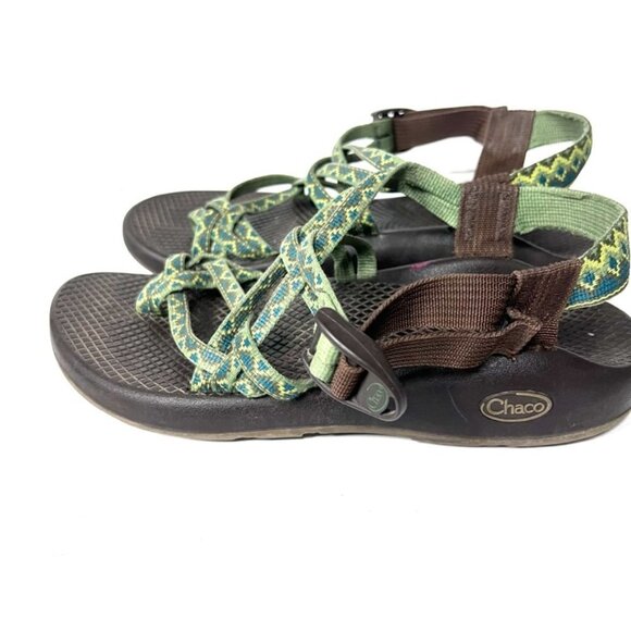 Chaco ZX1 Ecotread Multicolor Adjustable Strappy Hiking Sandals - Picture 7 of 8